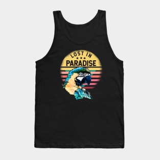 Lost in Paradise Macaw Tank Top